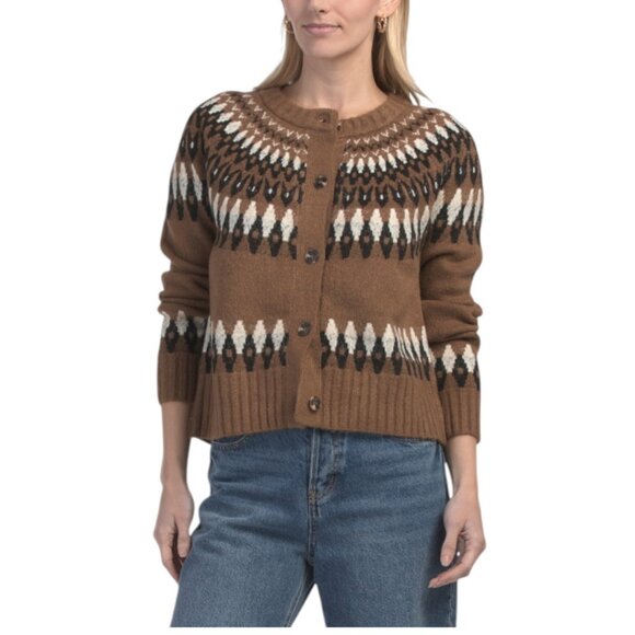 CYRUS Fair Isle Cardigan - Picture 1 of 2